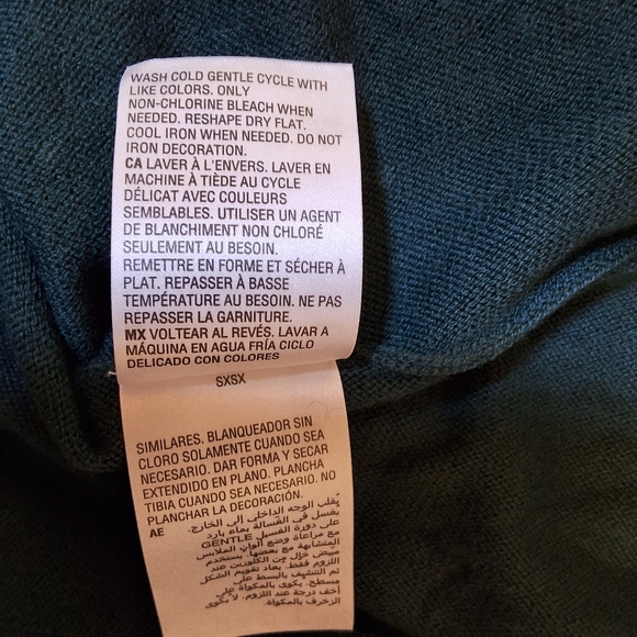 NWT INC LONG SLEEVE JEWEL NECK TOP - Picture 8 of 8